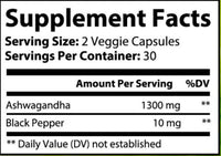 ashwagandha plus black pepper ingredients list