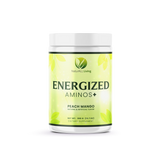 Energized Aminos, peach mango. Get energy and recover at the same time!
