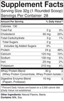 Protein+ salted caramel ingredients